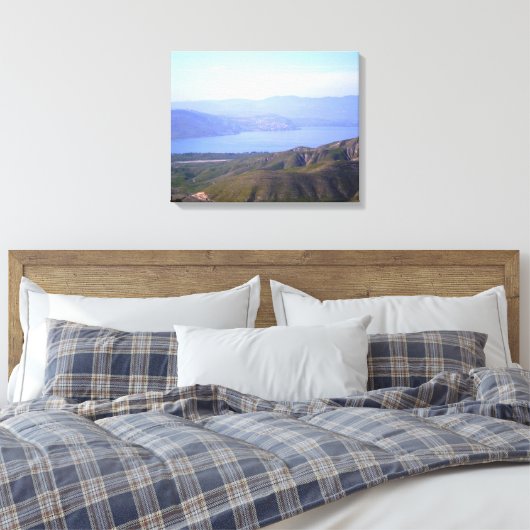 Zee van Galilee Canvas Afdruk (Insitu (Slaapkamer))