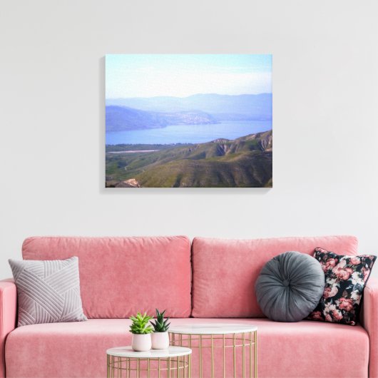 Zee van Galilee Canvas Afdruk (Insitu (Woonkamer))