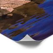 Zee van Galilee, foto van een afbeelding, Poster (Hoek)