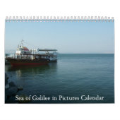 Zee van Galilee in exclusieve afbeeldingen Kalender (Hoes)