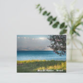 Zee van Galilee , Israël Feestdagenkaart (Staand voorkant)