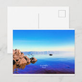 Zee van Galilee, Israëlische schilderachtig foto Briefkaart (Voorkant / Achterkant)