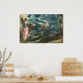 Zee van Galilee - Jacopo Tintoretto Fine Art Poste Poster (Keuken)