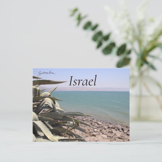 Zee van Galilee Kafarnaüm Briefkaart (Staand voorkant)