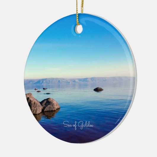 Zee van Galilee Keramisch Ornament (Links)