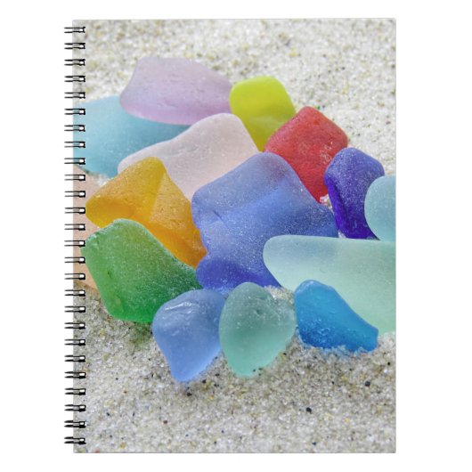 Zee van gemengde kleuren - notitieboek (Voorkant)
