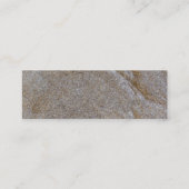 zee van gouden metaalchips mini visitekaartje (Voorkant)