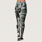 Zee van grijze haren leggings (Achterkant)