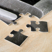 Zee van grijze stoelen legpuzzel (Zijkant)