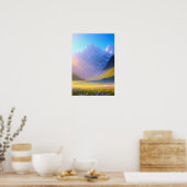 Zee van Groen in het Snowy-gebergte Poster (Keuken)