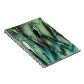 Zee van groen naar zwart notitieboek (Rechterzijde)