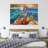 Zee van Harmonie - Om Canvas Schilderij (Insitu (Slaapkamer))