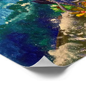 Zee van Harmonie - Om Canvas Schilderij Poster (Hoek)