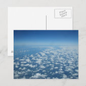 Zee van het Briefkaart van Wolken (Voorkant / Achterkant)