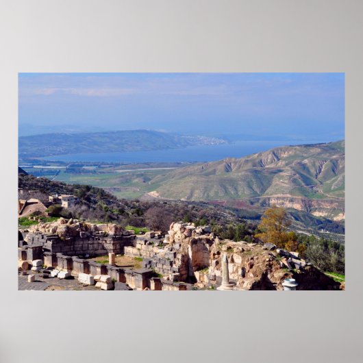 Zee van het Galilea Poster (Voorkant)