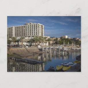 Zee van het meer van Galilee-Lake Tiberias, vooraa Briefkaart