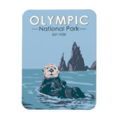 Zee van het Olympisch Nationaal Park Otter  Magneet (Verticaal)