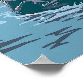 Zee van het Olympisch Nationaal Park Otter  Poster (Hoek)