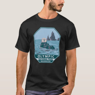 Zee van het Olympisch Nationaal Park Otter  T-shirt