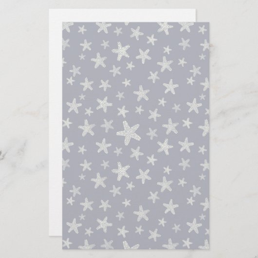 Zee van het tongpatroon briefpapier (Voorkant / Achterkant)