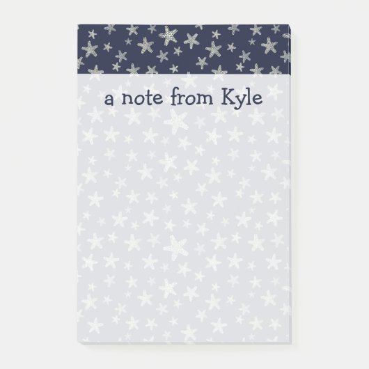 Zee van het tongpatroon | Jouw namen toevoegen Post-it® Notes (Voorkant)