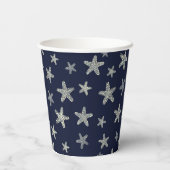 Zee van het tongpatroon papieren bekers (Achterkant)