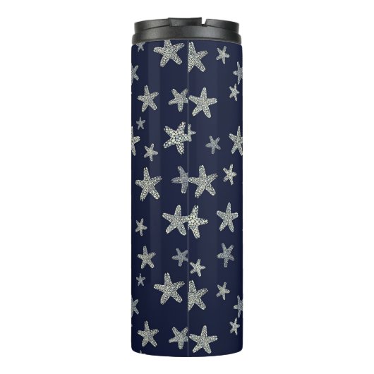 Zee van het tongpatroon thermosbeker (Achterkant)