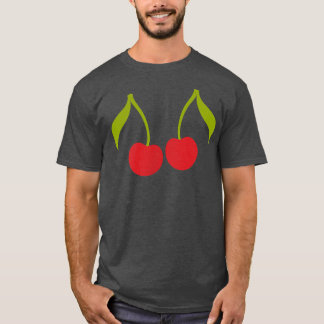 Zee van kersen zomerzonvakantie vegan zoet f t-shirt