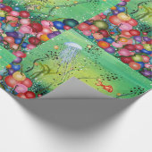 Zee van kleur cadeaupapier (Hoek)