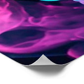 Zee van Kleurrijke Rook Poster (Hoek)