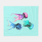 Zee van kwal fleece deken (Voorkant (Horizontaal))