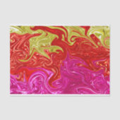 Zee van ontvlammende kleuren tissuepapier (Voorkant)