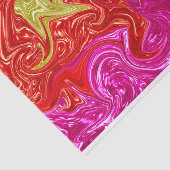 Zee van ontvlammende kleuren tissuepapier (Detail)
