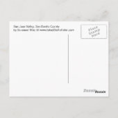 Zee van Organic Red Chard Briefkaart (Achterkant)