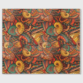 Zee van Paisley Cadeaupapier (Vlak)