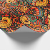 Zee van Paisley Cadeaupapier (Hoek)