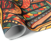 Zee van Paisley Cadeaupapier (Rol Hoek)