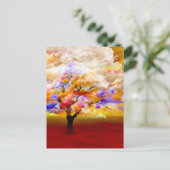 Zee van rozen door Lenny Clouds surrealistisch Briefkaart (Staand voorkant)