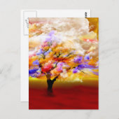 Zee van rozen door Lenny Clouds surrealistisch Briefkaart (Voorkant / Achterkant)