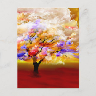 Zee van rozen door Lenny Clouds surrealistisch Briefkaart