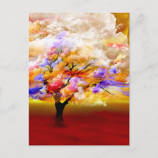 Zee van rozen door Lenny Clouds surrealistisch Briefkaart (Voorkant)