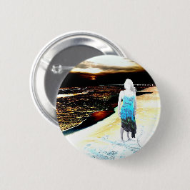 Zee van Rubies Ronde Button 5,7 Cm