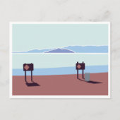 Zee van Salton en Briefkaart van Mount Rollo (Voorkant)