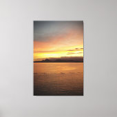 Zee van Santos Brazilië Canvas Afdruk (Voorkant)