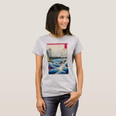 Zee van Satta in de provincie Suruga | Hiroshige | T-shirt (Voorkant volledig)