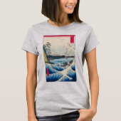 Zee van Satta in de provincie Suruga | Hiroshige | T-shirt (Voorkant)