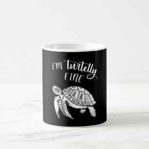 Zee van schildpadden en zeevogels dierlijk cadeaui koffiemok