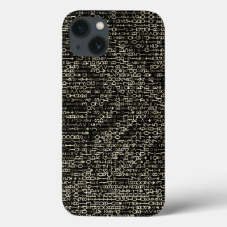 Zee van Sepia Digital Tech Abstract Case-Mate iPhone Case