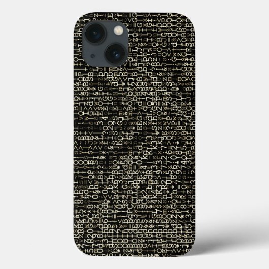 Zee van Sepia Digital Tech Abstract Case-Mate iPhone Case (Achterkant)