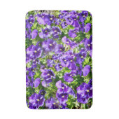 Zee van sereniteit: het prachtige Paarse panseveld Badmat (Voorkant Verticaal)